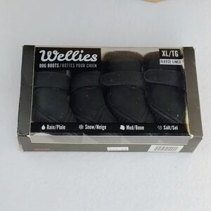 Wellies Fleece Lined Dog Boots Waterproof/Snowproof/Mudproof - size XL